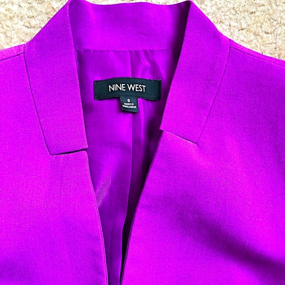 Nine West Magenta blazer size 6 - Picture 10 of 12